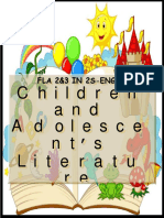 Children and Adolesce Nt's Literatu Re: FLA 2&3 IN 2S-ENG05