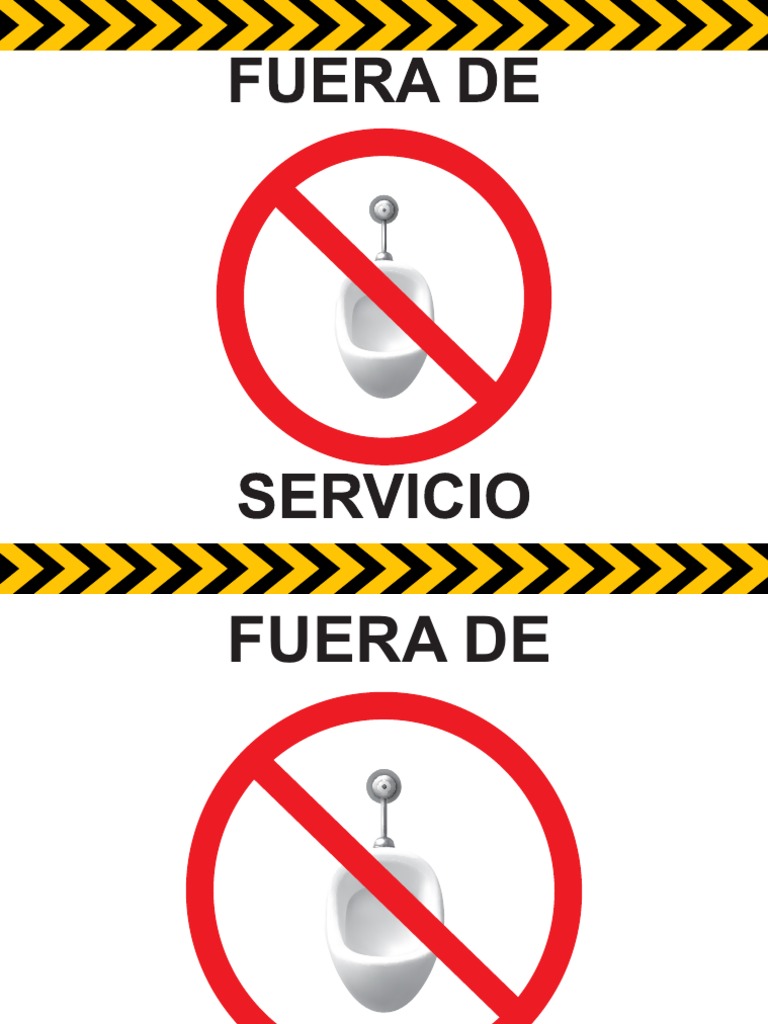 Fuera de Servicio Orinal PDF