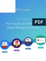 Planning & Launching Your Digital Badging Initiative: A Getting Started Guide To