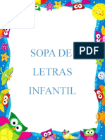 Sopa de Letras para Niños