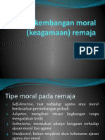 Perkembangan Moral (Keagamaan) Remaja