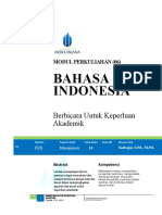 Modul 14 Berbicara Untuk Keperluan Akademik