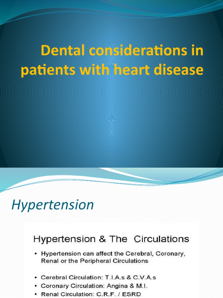 Image Result For Dental Management Considerations For Patients With