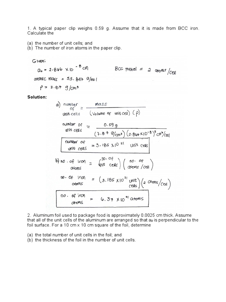 Materials Engineering Questions PDF