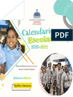 Calendario Escolar FEB MAR 2020 21