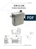 X30-12-120 Technical Spec Brushless DC Motor Specs