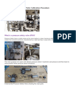 A Simple Pressure Safety Valve Calibration Procedure