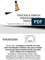 Pancasila Sebagai Paradigma Ilmu Pengetahuan