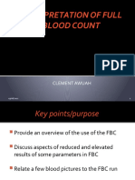 Interpretation of Full Blood Count