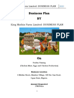 King Mathis Farm Business Plan for Poultry Farming