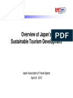 Overview of Japan's Sustainable Tourism Development