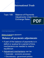 2.333 International Trade: Topic 10B: Balance-of-Payments Adjustments Under Fixed Exchange Rates