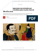 A história dos japoneses escravizados por portugueses e vendidos pelo mundo mais de 400 anos atrás _ Mundo _ G1