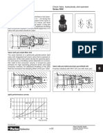 Series RHC Characteristics: Check Valve, Hydraulically Pilot-Operated