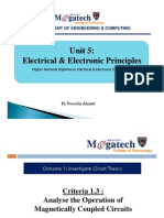Unit 5: Electrical & Electronic Principles