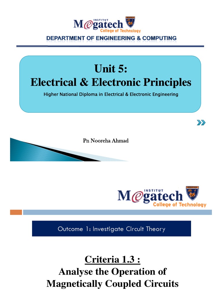 Magnetically Coupled Circuits Explained | PDF | Electromagnetic ...