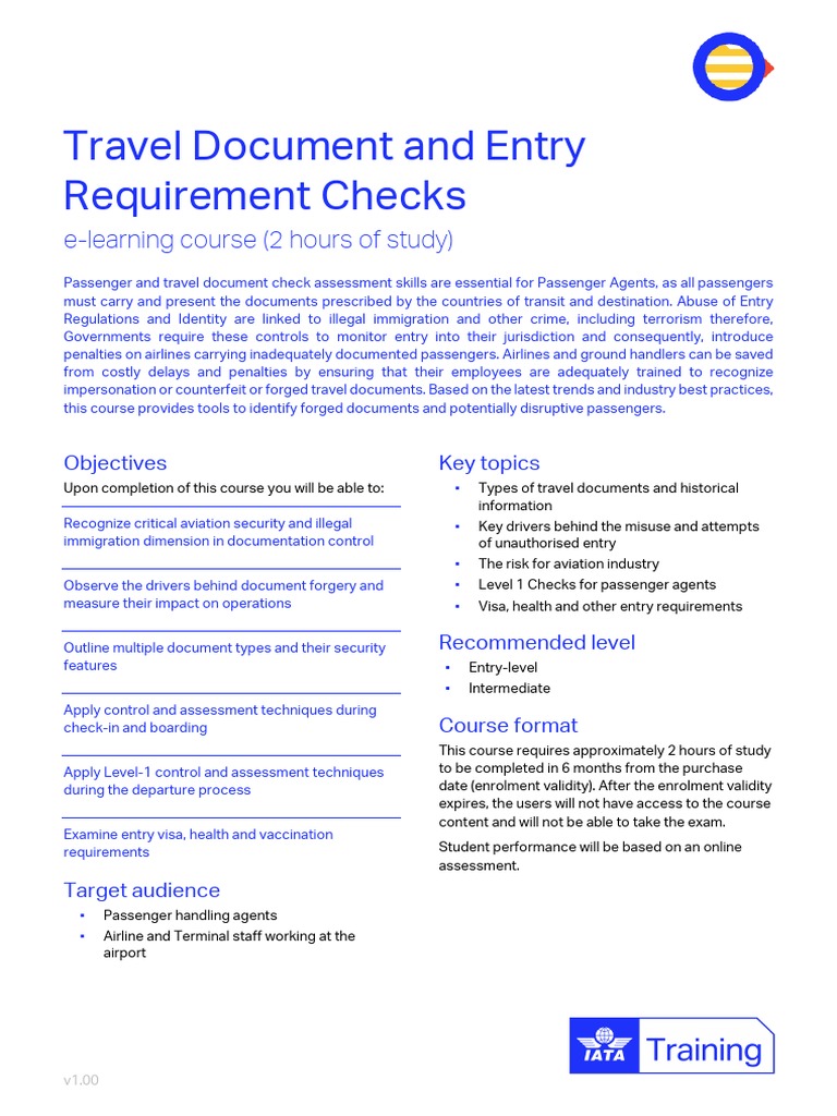 Training Tapp62 Travel Entry Documents | PDF | Travel Visa | Passport
