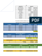 Ejercicio de Costos para Entregar El 6 de Noviembre