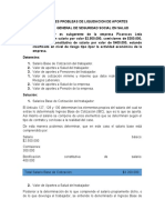 Situaciones Probleas de Liquidacion de Aportes