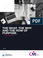 2018 - CMI - The What, The Why and The How of Purpose