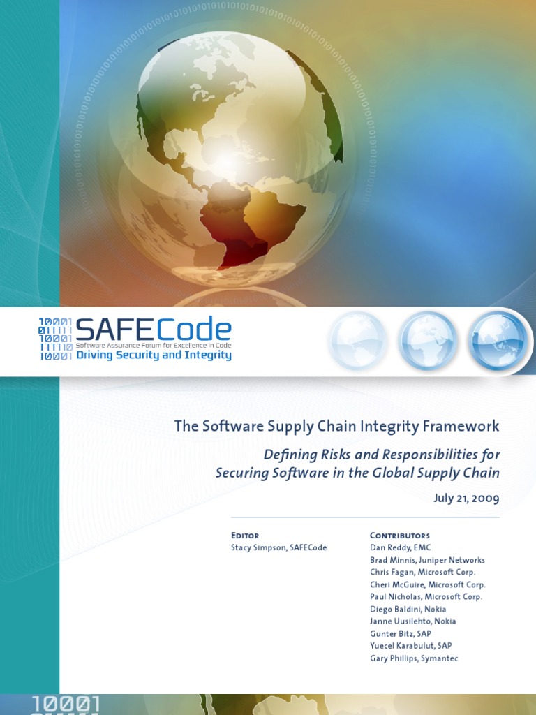 The Software Supply Chain Integrity Framework | PDF | Supply Chain ...