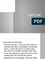 Tort Law Introduction