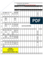 TIME-TABLE - Current Week (23.02.2020 - 28.02.2021) (Senior & Junior Wing) in - 3 Sheet