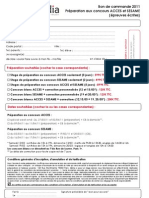 Methodia SA 2010-11 écrit + CB