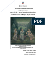 Jean Delville y La Configuración de Los Salones D'art Idéaliste en La Bélgica de Fin-De-Siècle (TFM - Gallegos Cordero Ester)