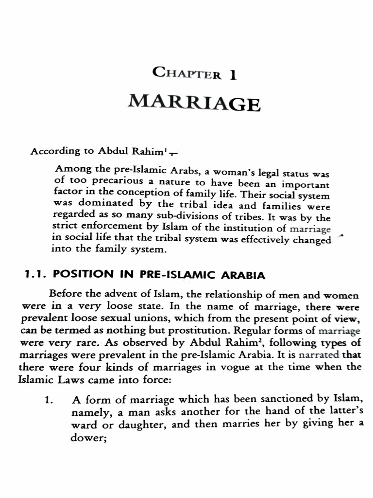 Marriage Pdf