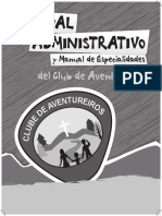 Manual Administrativo y de Especialidades Del Club de Aventureros