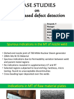 CASE STUDIES ON NDT BASED DEFECT DETECTION-Cource Material-160817