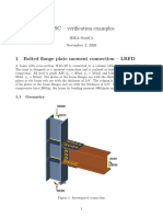 AISC - Verification Examples: 1 Bolted Flange Plate Moment Connection - LRFD