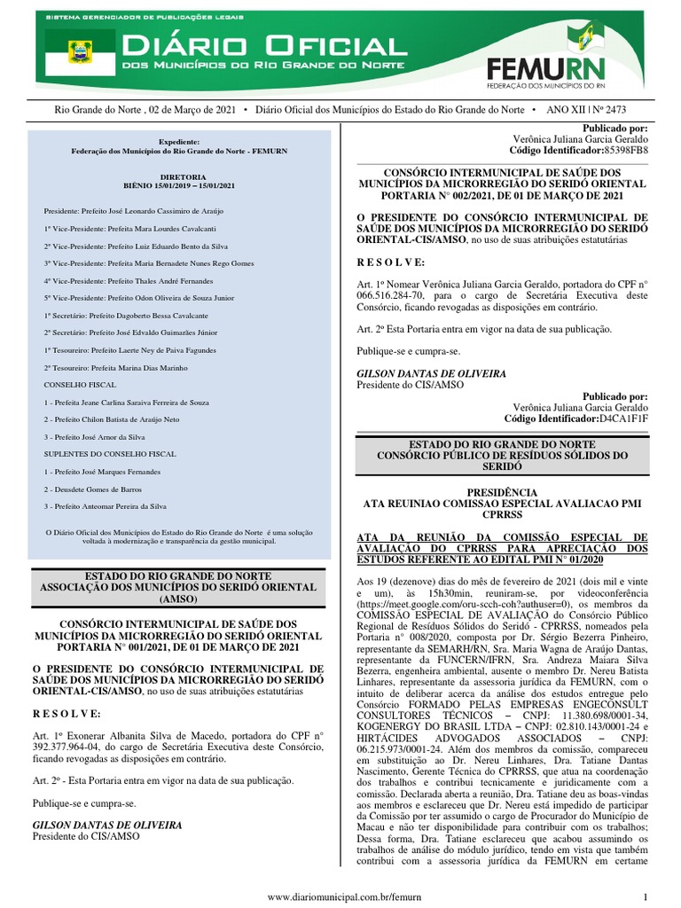 DECRETO Nº2.123-2021 - WESLEY VINICIUS DA SILVA COSTA - Prefeitura  Municipal de Vitória do Xingu