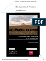 _Poesía y mundo_. IV Jornadas de _Poesía en Valladolid_ - Valladolid en su tinta