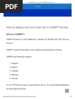 How to Deploy and Run a War File in XAMPP Tomcat - Ebhor.com