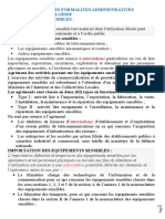 Module de Formation / LES FORMALITES ADMINISTRATIVES PARTICULIERES EN ALGERIE