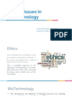 1 - Ethics in Biotechnology