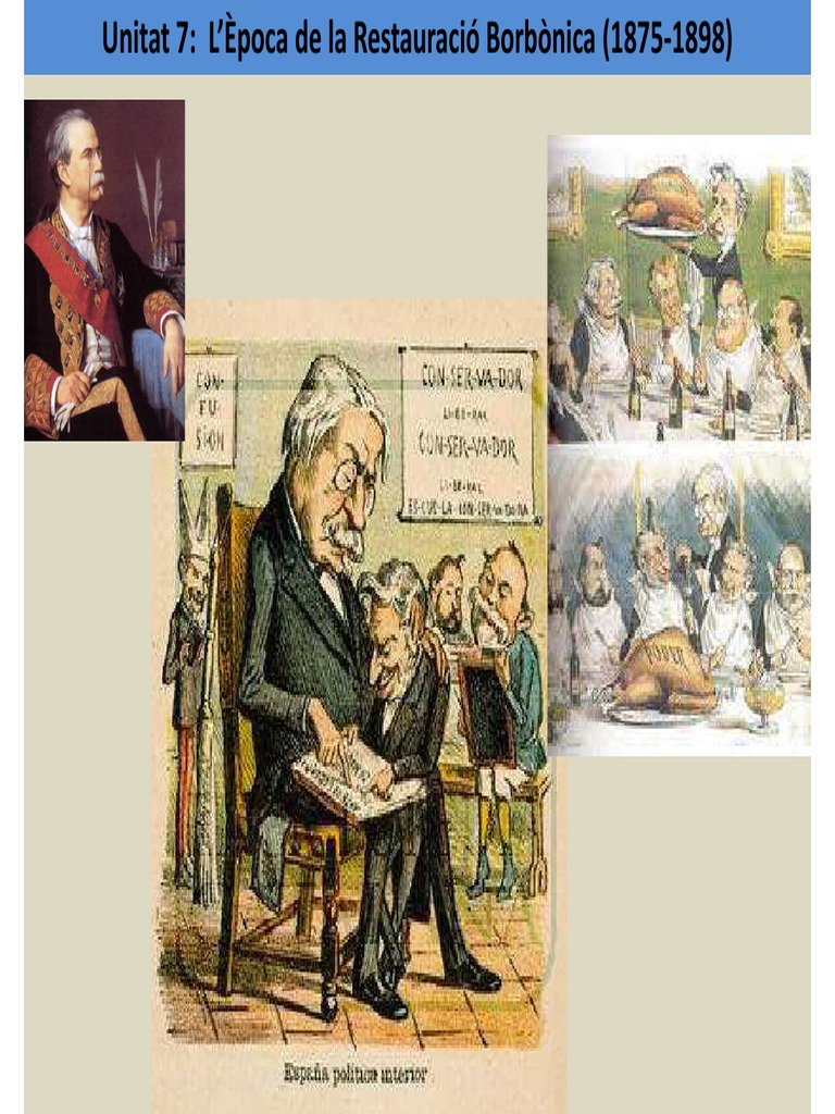 Tema 7 Epoca Restauracio Borbonica 1 PDF