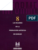 Informe 08 Mujeres Produccion Artistica Euskadi Cas