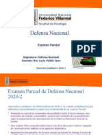 Examen Parcial Defensa Nacional 2020-2