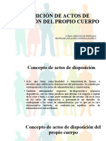 PROHIBICIÓN DE ACTOS DE DISPOSICIÓN DEL PROPIO CUERPO - GRUPO 5 Public
