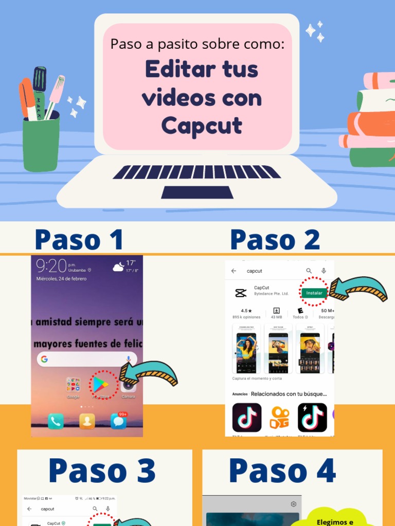 Guía de Edición en Capcut Paso a Paso | PDF