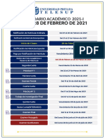 CALENDARIO ACADEMICO 2021-1