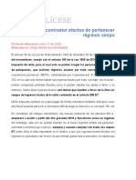 Comparativo Regimen Ordinario Vs Regimen Simple