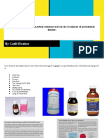 Antiseptic and Antimicrobial Solutions