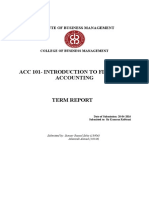 ACC 101 Term Report