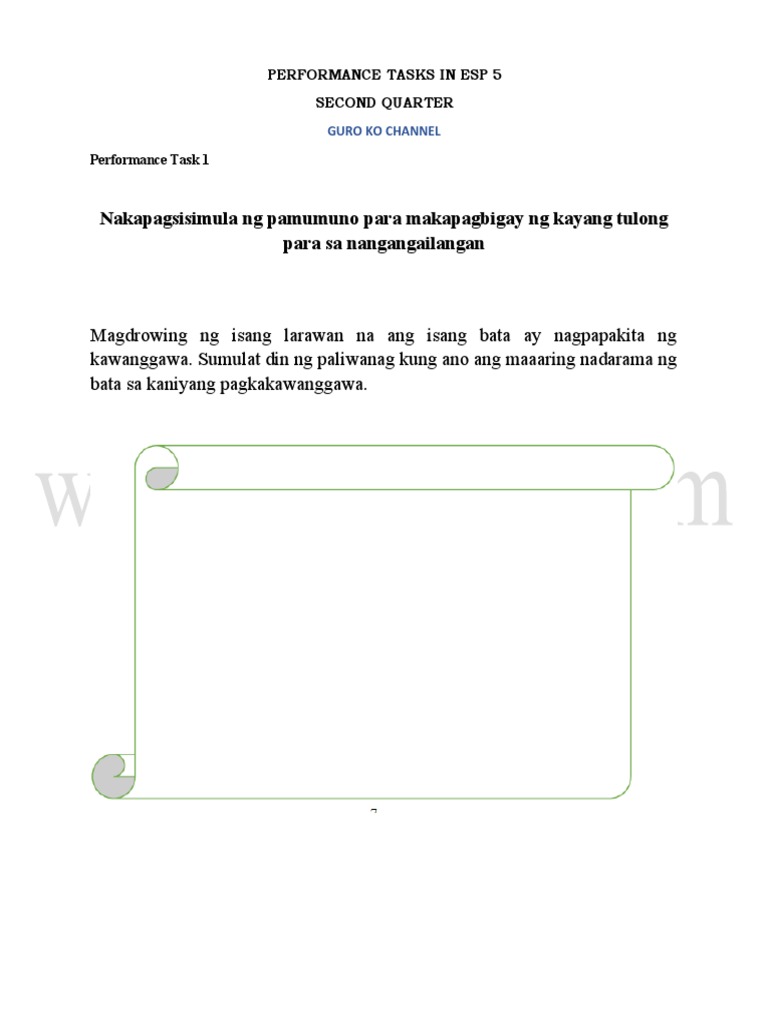 Esp 5 Q2 | PDF