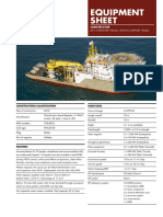 Equipment Sheet: DP Ii Offshore Vessel / Diving Support Vessel