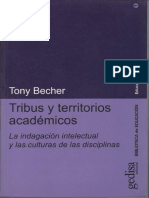 Becher, Tony (2001) - Tribus y Territorios Académicos (1989)